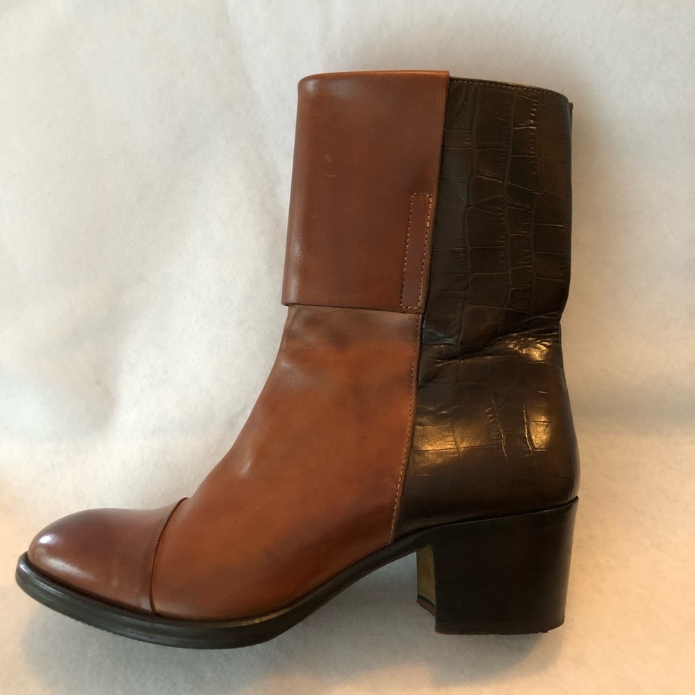 Gorgeous Italian Designer~ Leather Boots by Luigi Spago ~  US 7.5 ~ Europe EU 38 - Picture 10 of 13